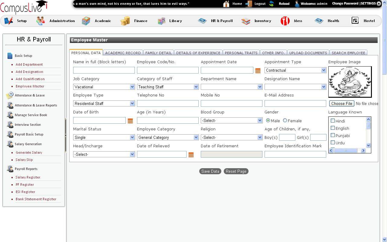 HR & Payroll Management